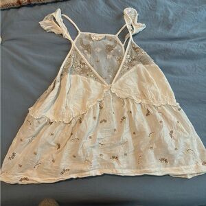 Beaded Anthropologie Tank